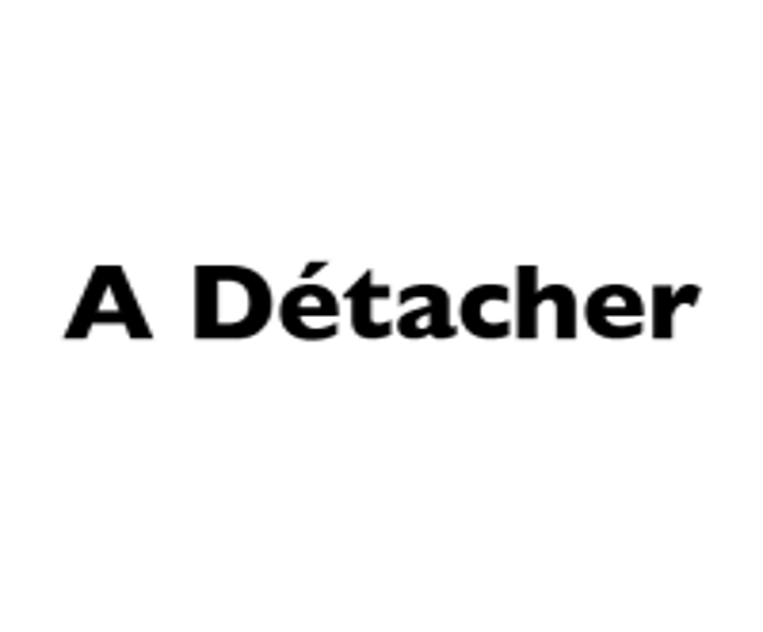 A Détacher